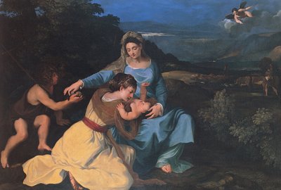 Madonna with the Child, Saint Catherine and Saint John by Pietro da Cortona